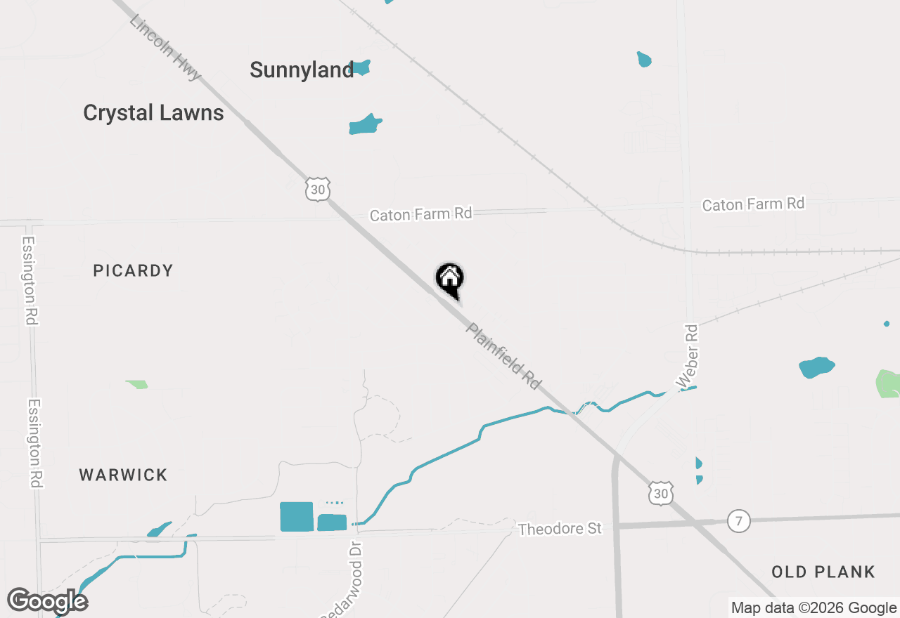 Map of 2212 Plainfield Road, Crest Hill, IL 60403