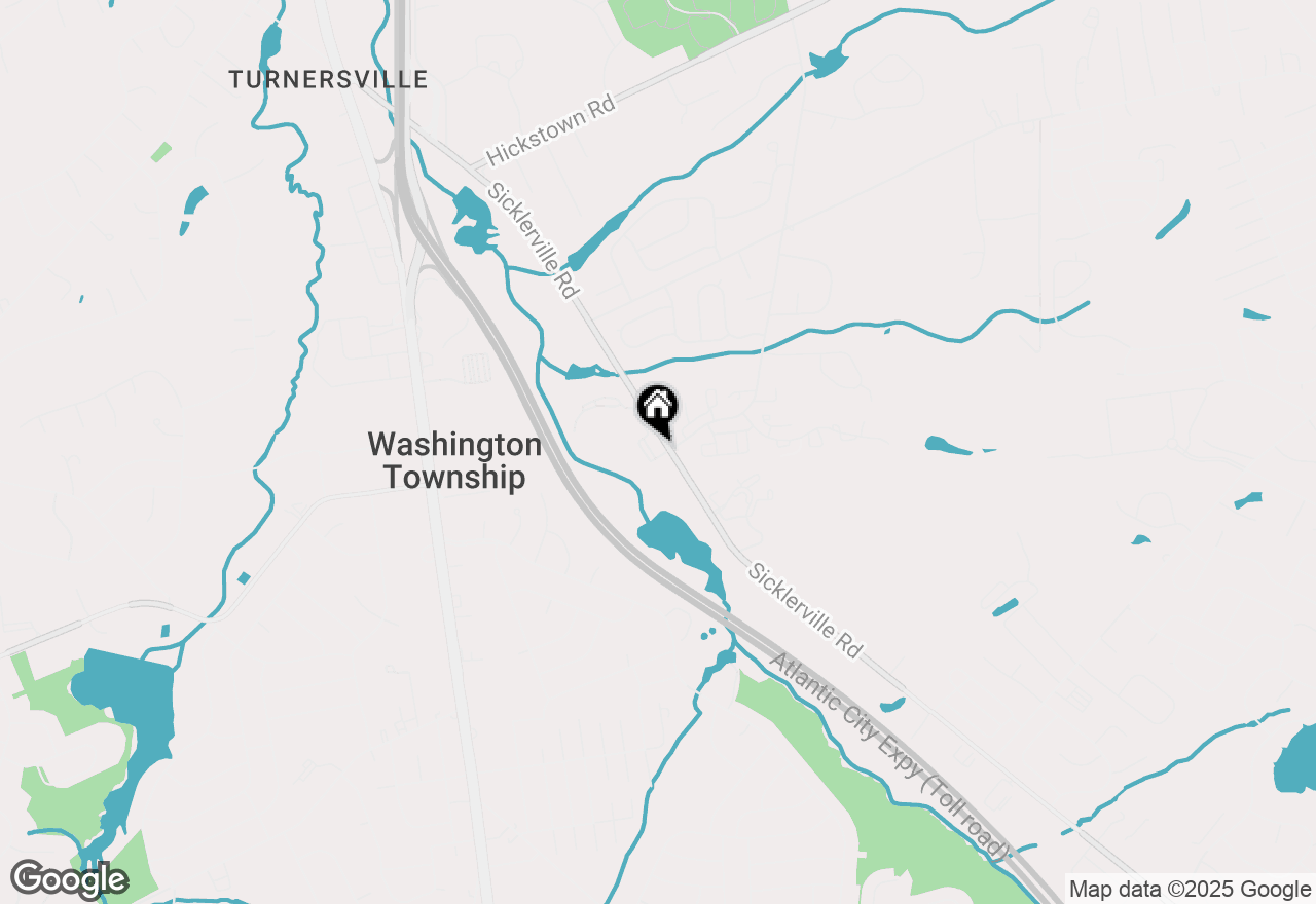 Map of 2608 Beacon Hill Drive, Sicklerville, NJ 08081