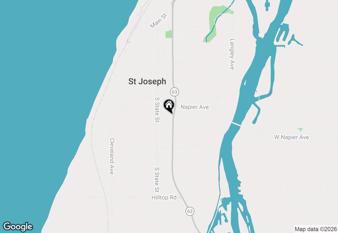 Map of 714 Myrtle Avenue, St. Joseph, MI 49085