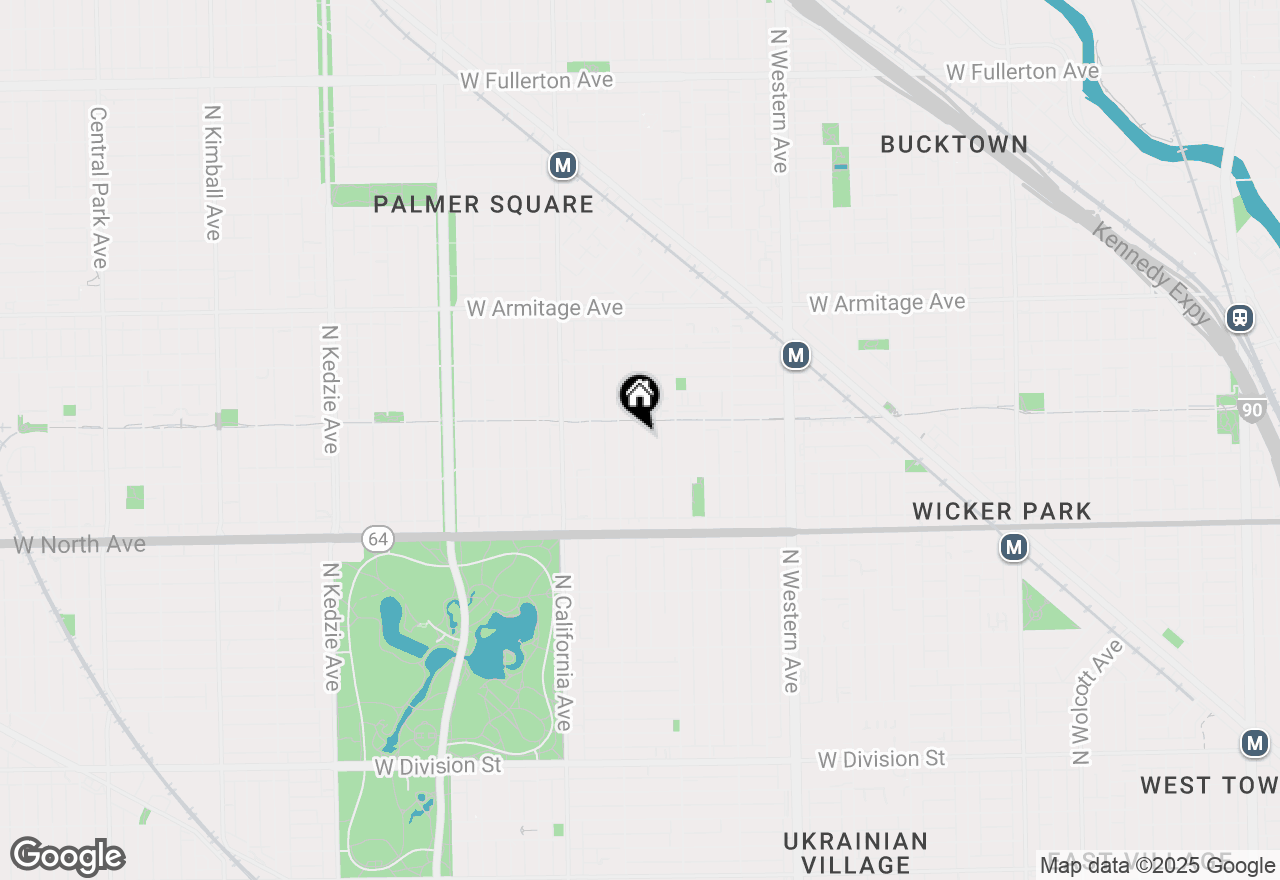 Map of 1740 N Talman Avenue, Chicago, IL 60647