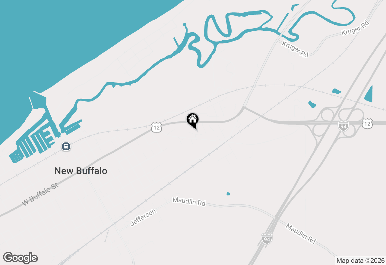 Map of 90 Diamond Point Lane, New Buffalo, MI 49117