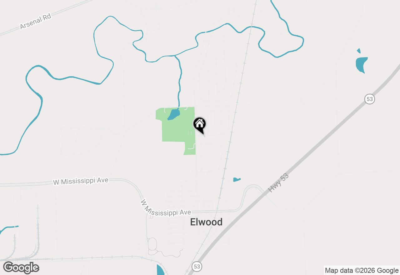 Map of 102 Wyndstone Drive, Elwood, IL 60421