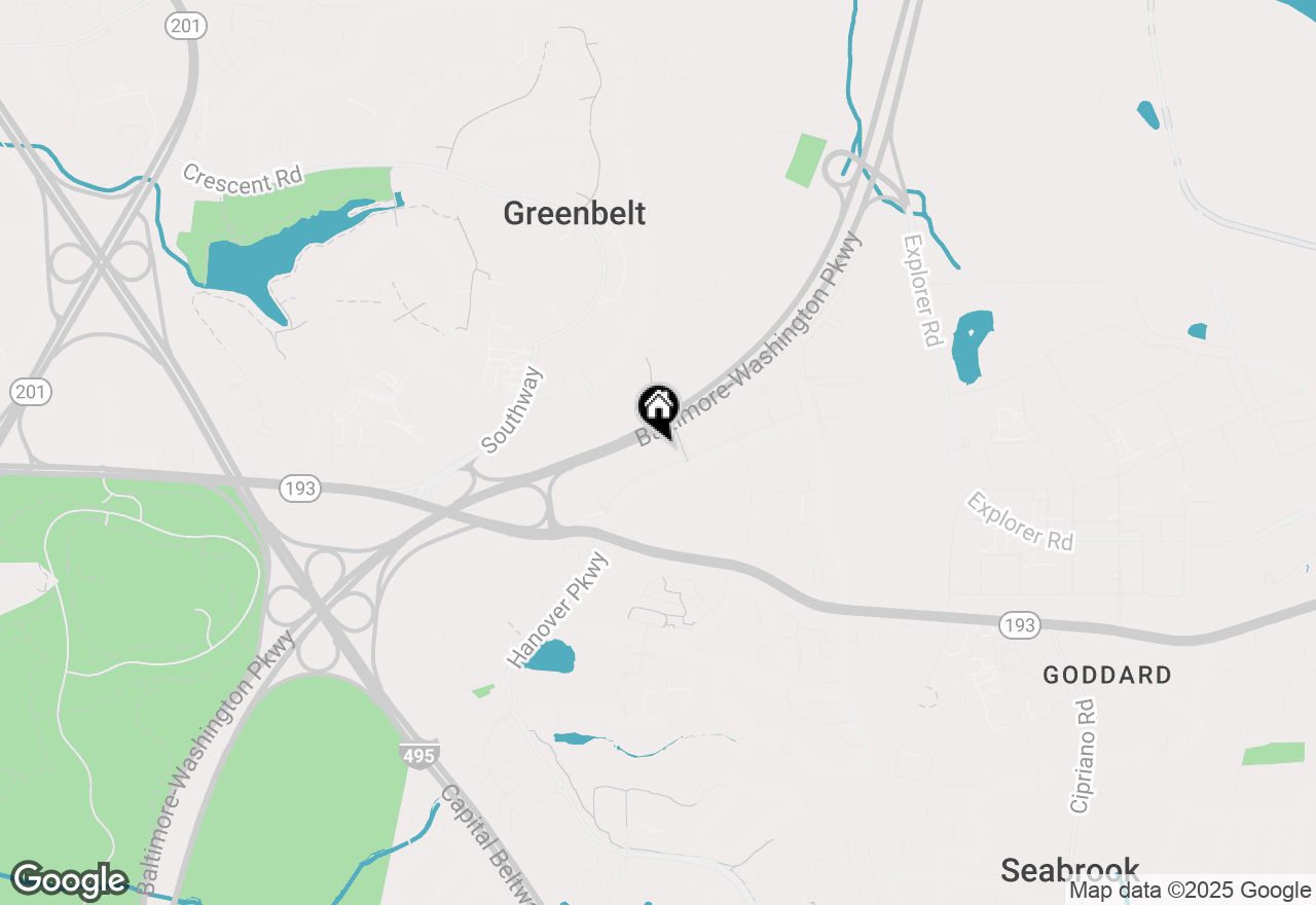 Map of 7712 Hanover Parkway #104, Greenbelt, MD 20770