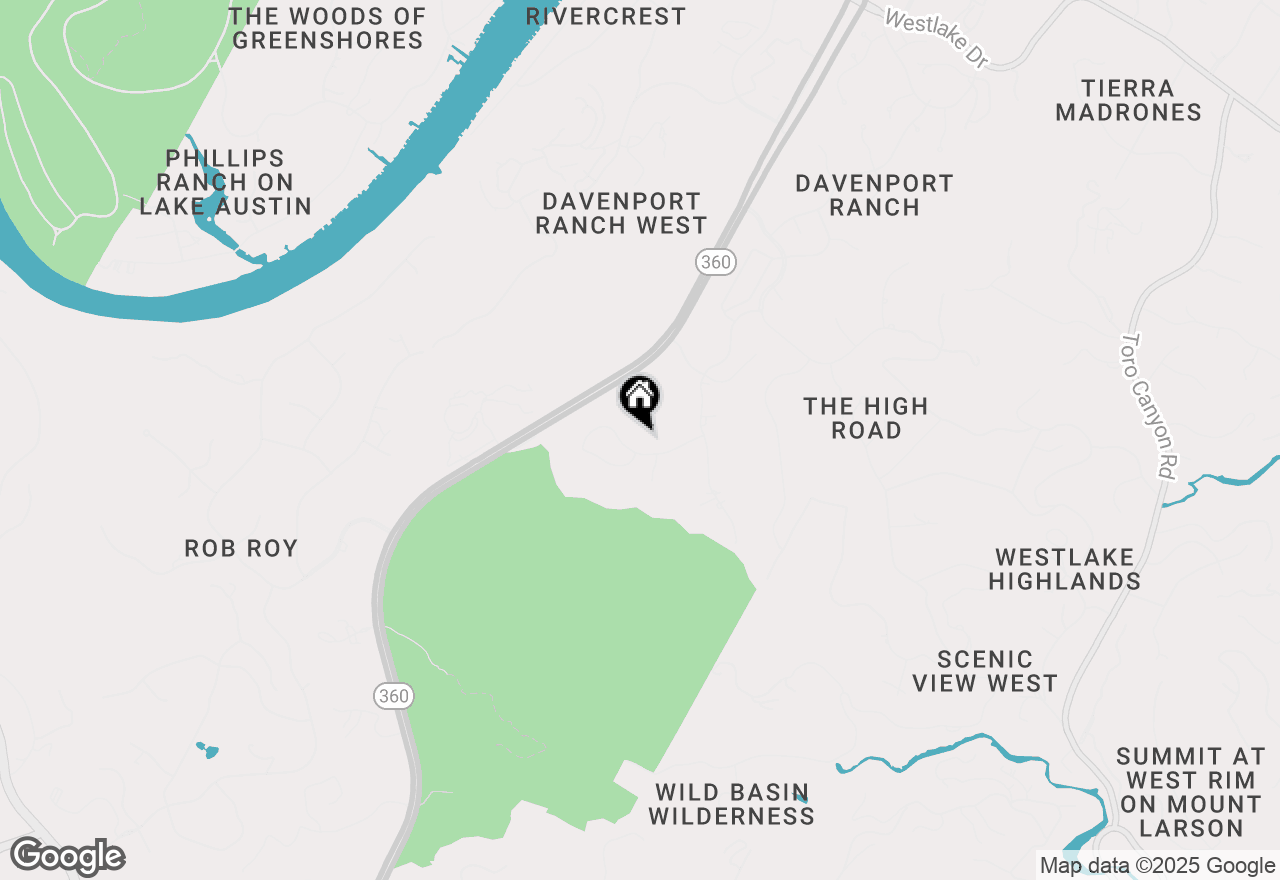Map of 6100 Northern Dancer Dr, Austin, TX 78746