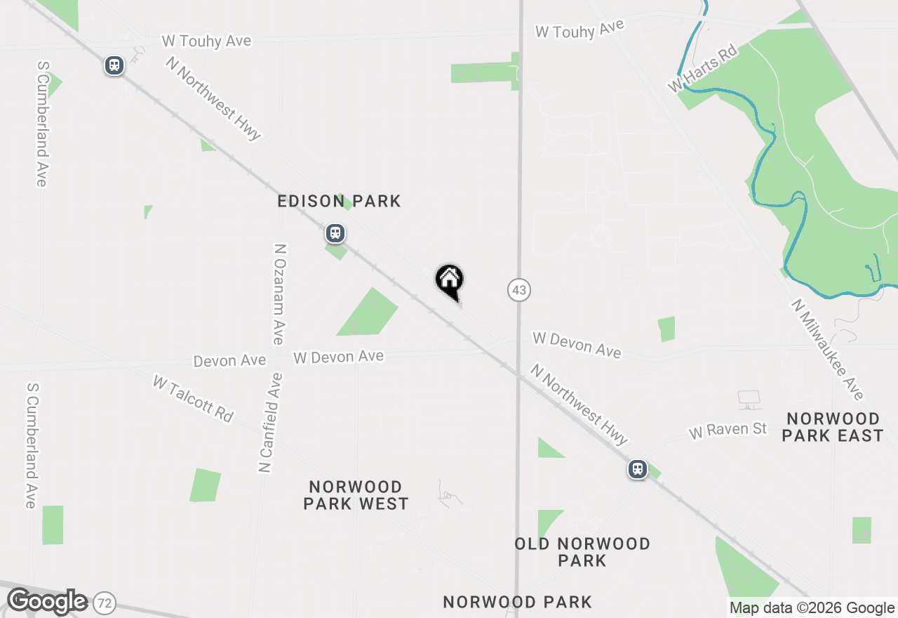 Map of 6524 N Northwest Highway #A, Chicago, IL 60631
