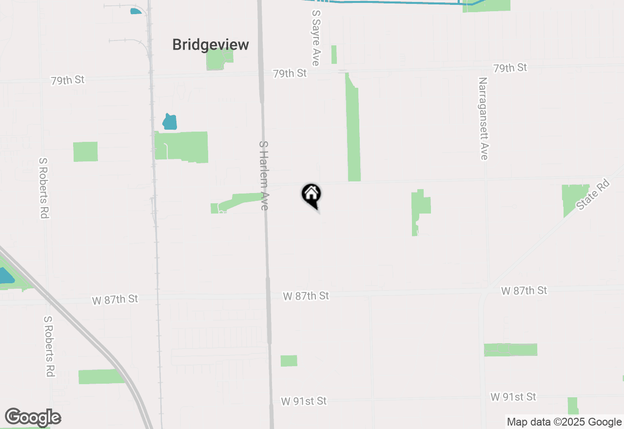 Map of 7025 W 84th Street, Burbank, IL 60459