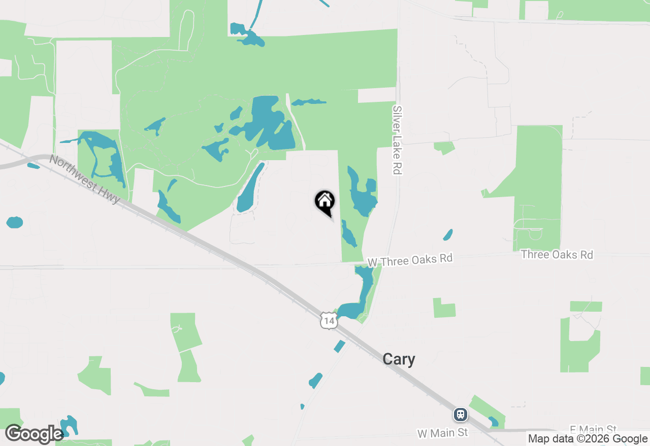 Map of 76 Bright Oaks Circle, Cary, IL 60013