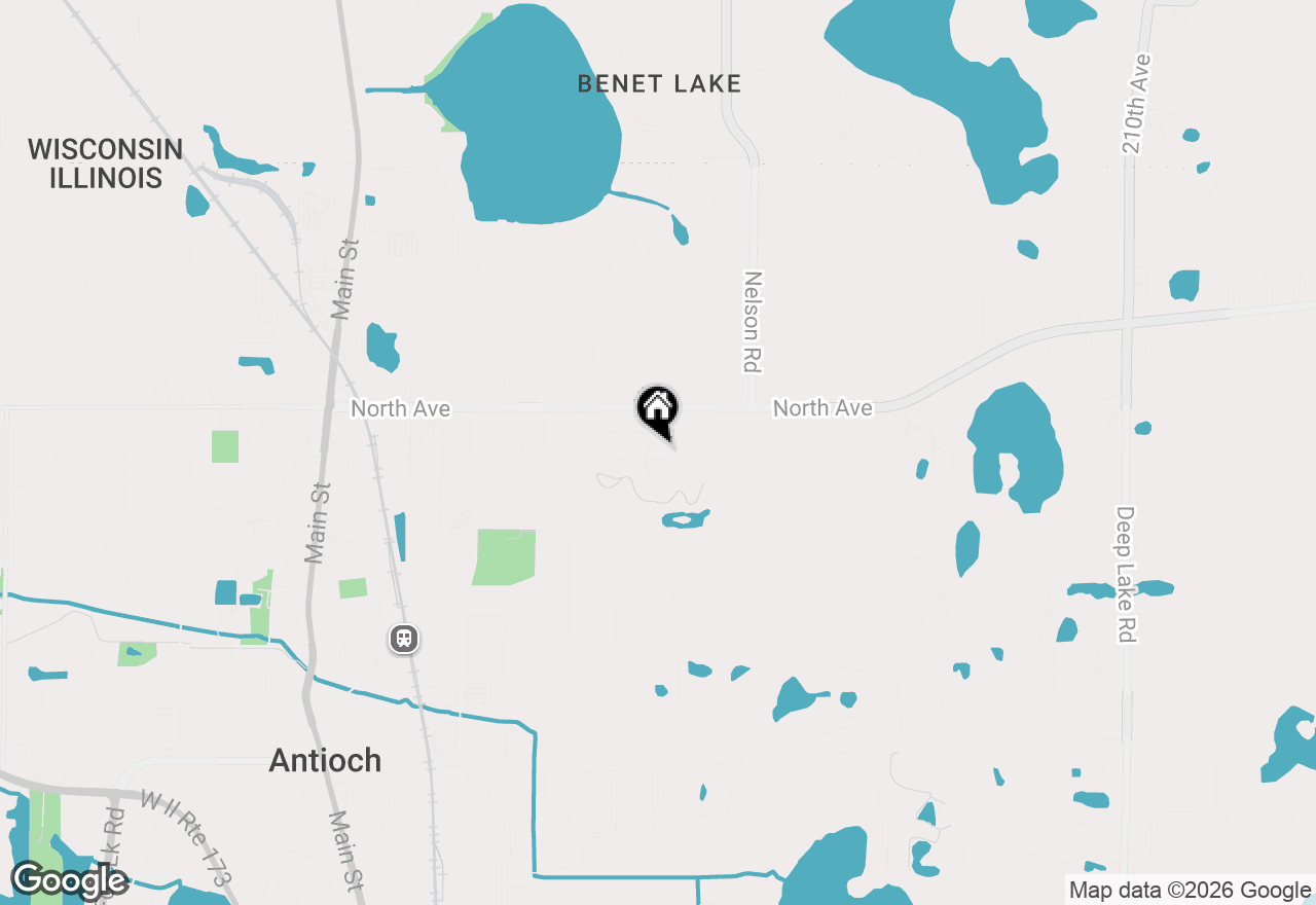 Map of 5 E Hague Drive, Antioch, IL 60002