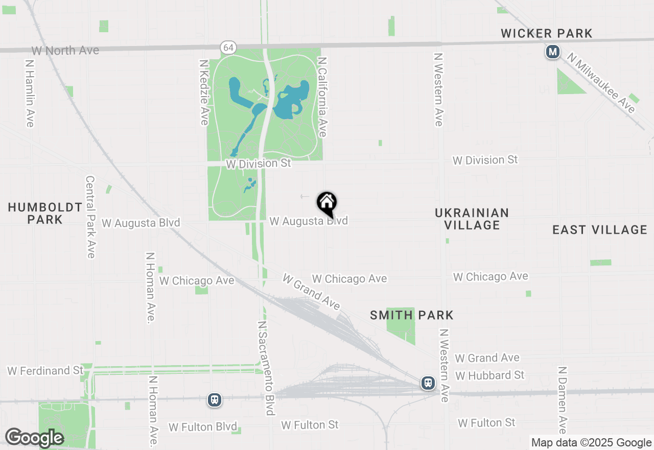 Map of 953 N California Avenue #2F, Chicago, IL 60622