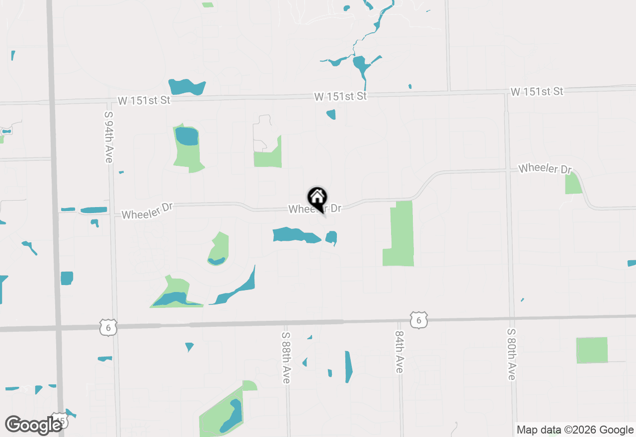 Map of 15502 Orlan Brook Drive #222, Orland Park, IL 60462