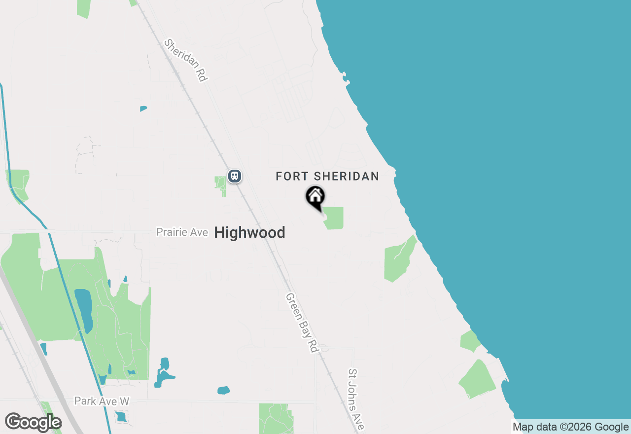 Map of 2660 Saint Johns Avenue, Highland Park, IL 60035