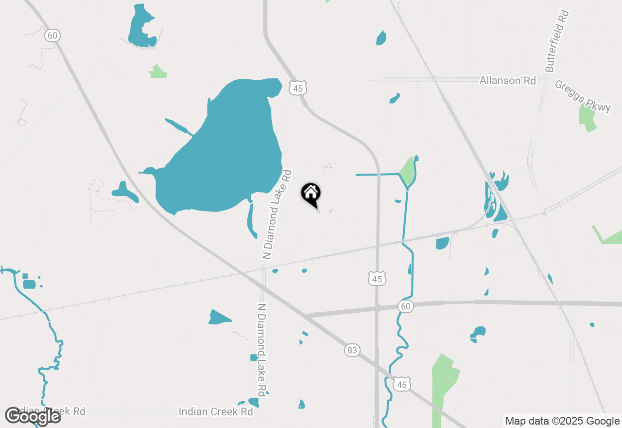 Map of 26247 N Green Street #2F, Mundelein, IL 60060