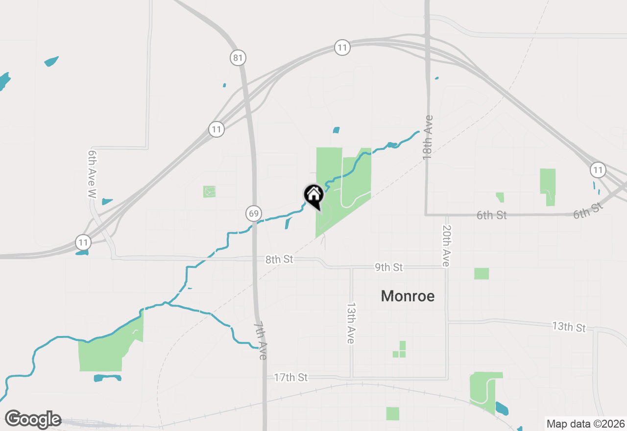 Map of 700 8th Avenue #732, Monroe, WI 53566