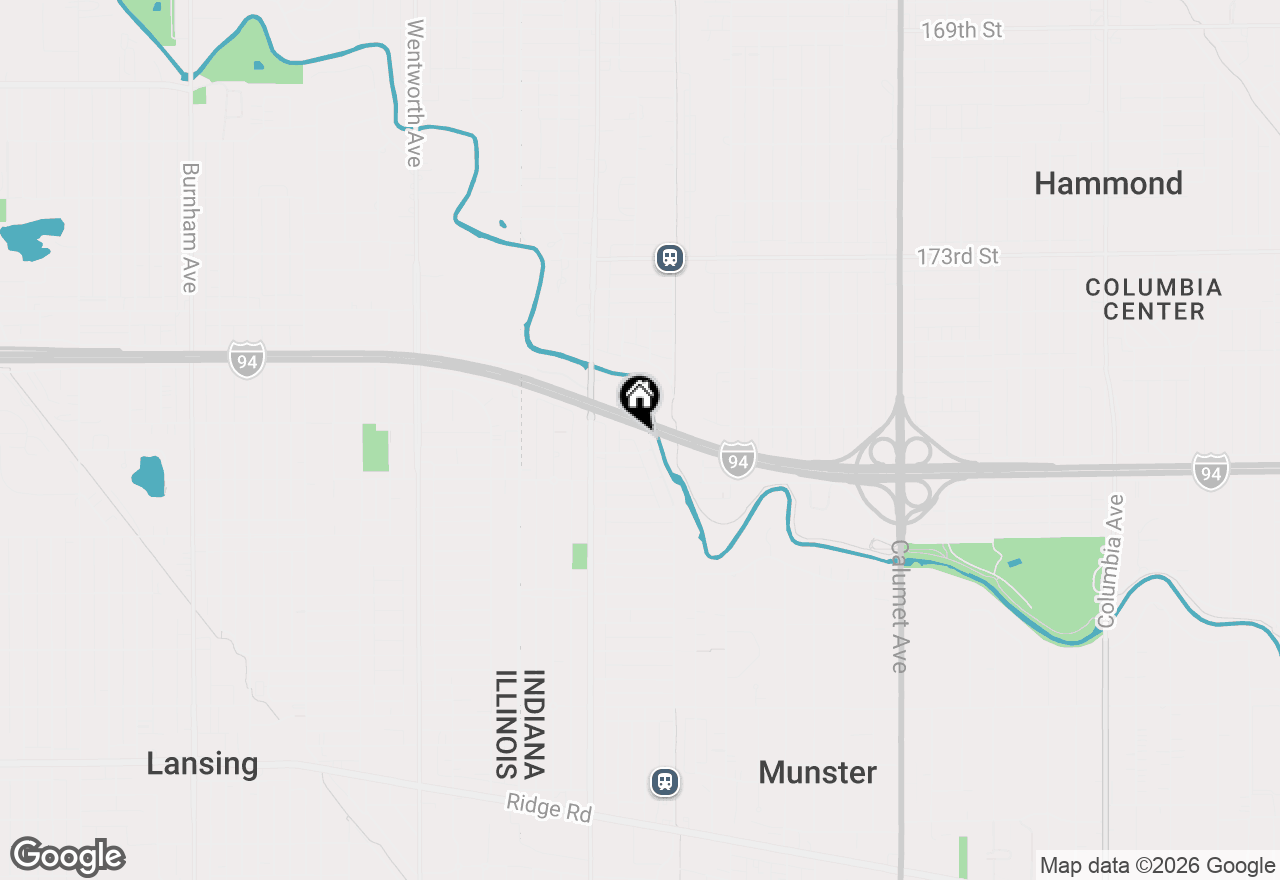 Map of 7608 Manor Avenue, Munster, IN 46321