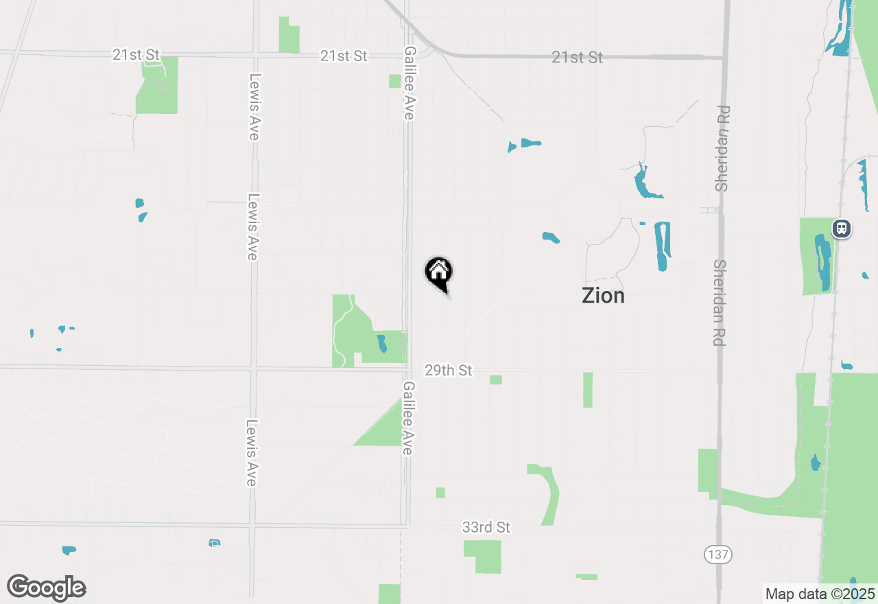 Map of 2703 Gilead Avenue, Zion, IL 60099