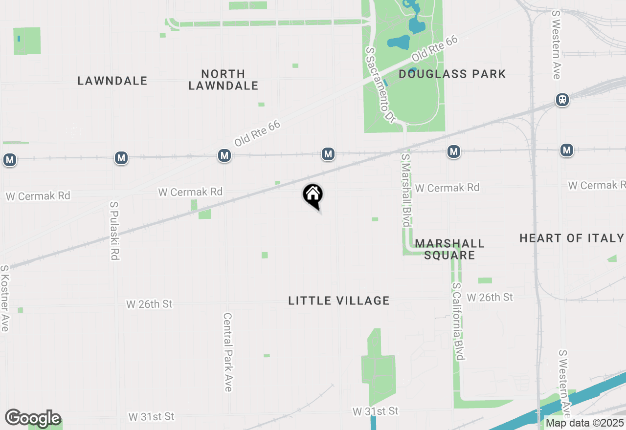 Map of 3252 W 23rd Street, Chicago, IL 60623