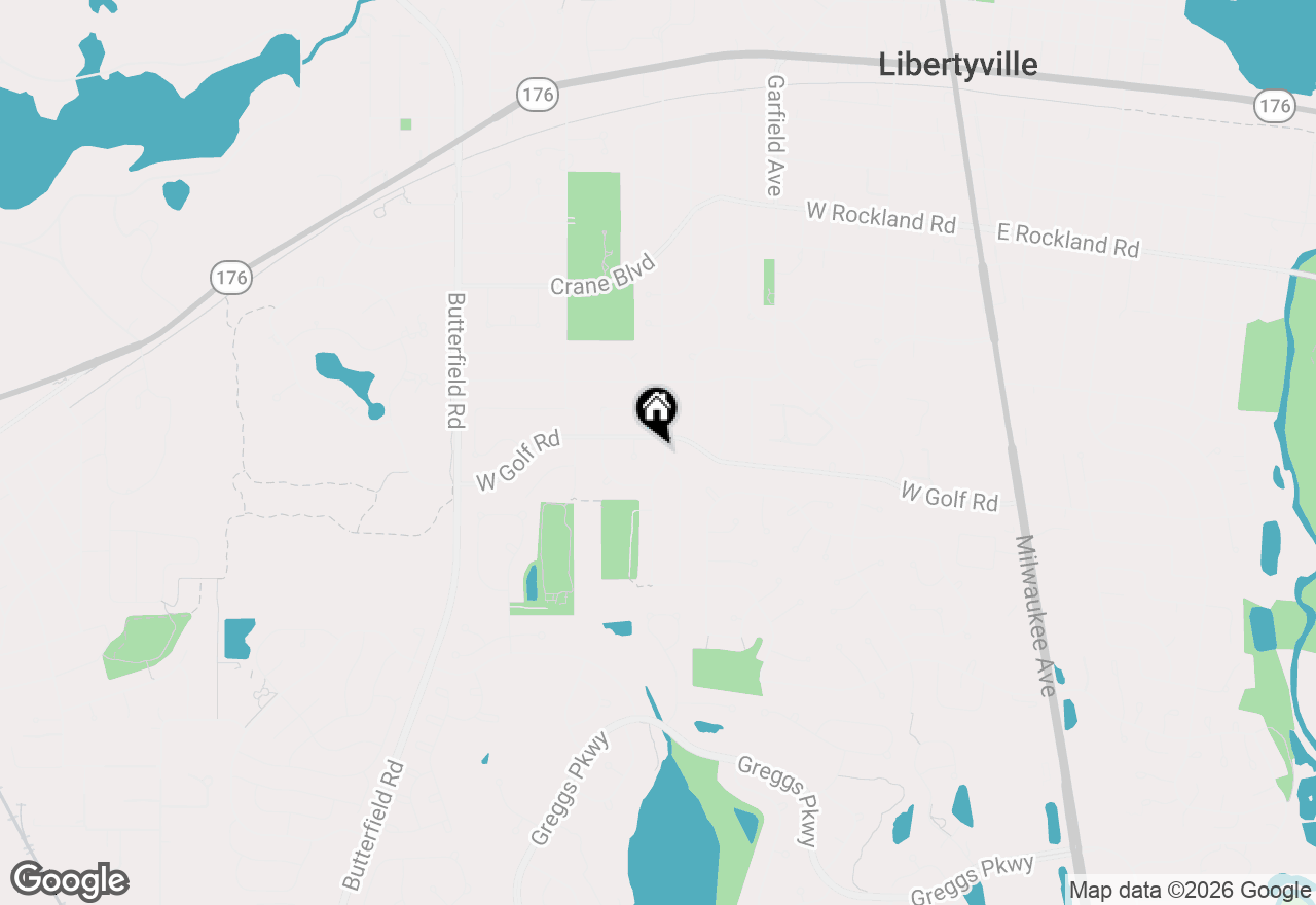 Map of 907 Dawes Street, Libertyville, IL 60048