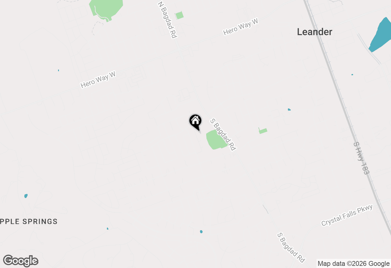 Map of 508 Rancho Verde Dr, Leander, TX 78641