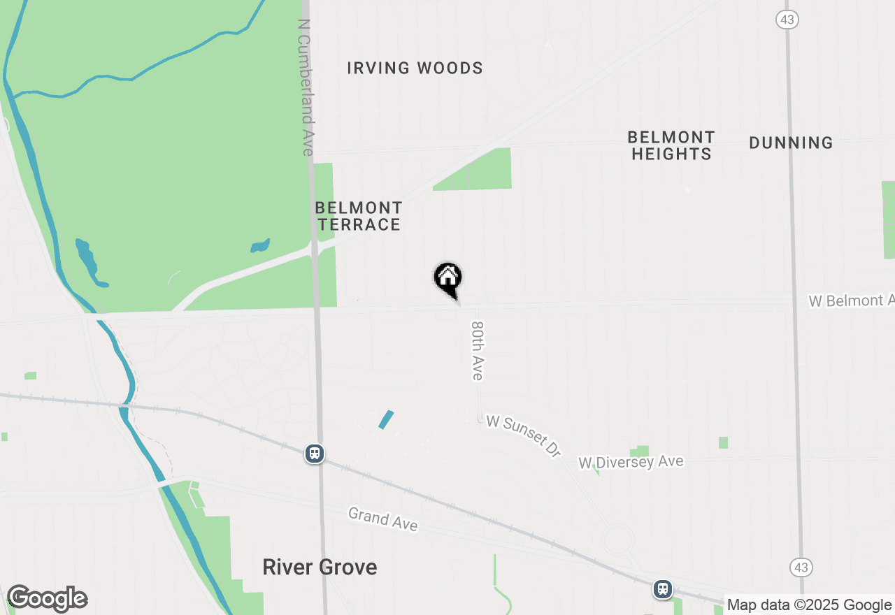 Map of 8037 W Belmont Avenue #101, River Grove, IL 60171