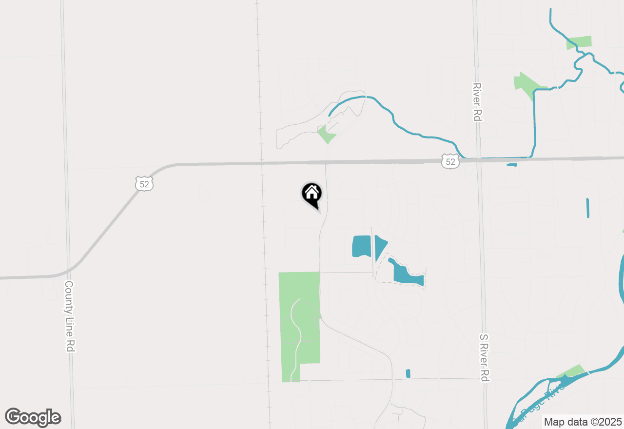 Map of 1808 Wintercrest Court, Shorewood, IL 60404