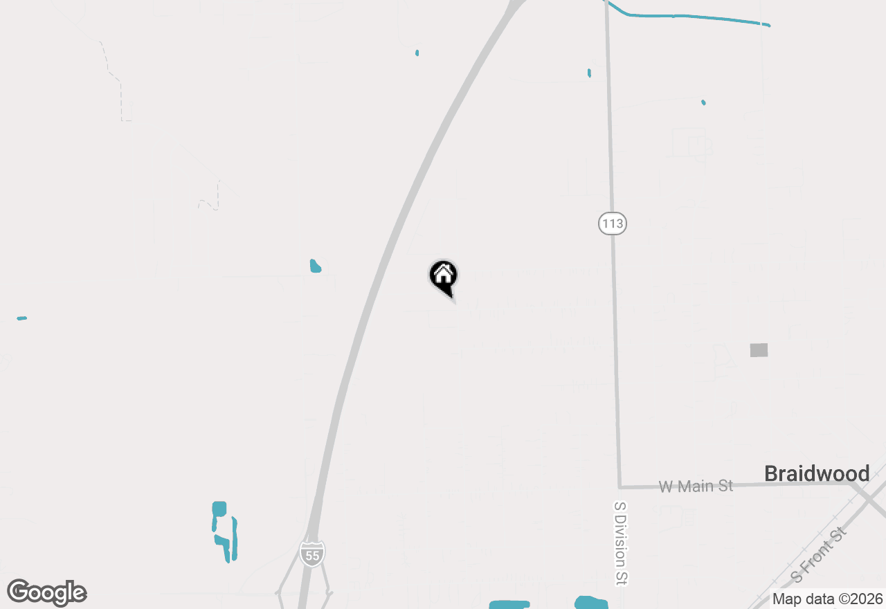 Map of 922 Bergera Street W, Braidwood, IL 60408