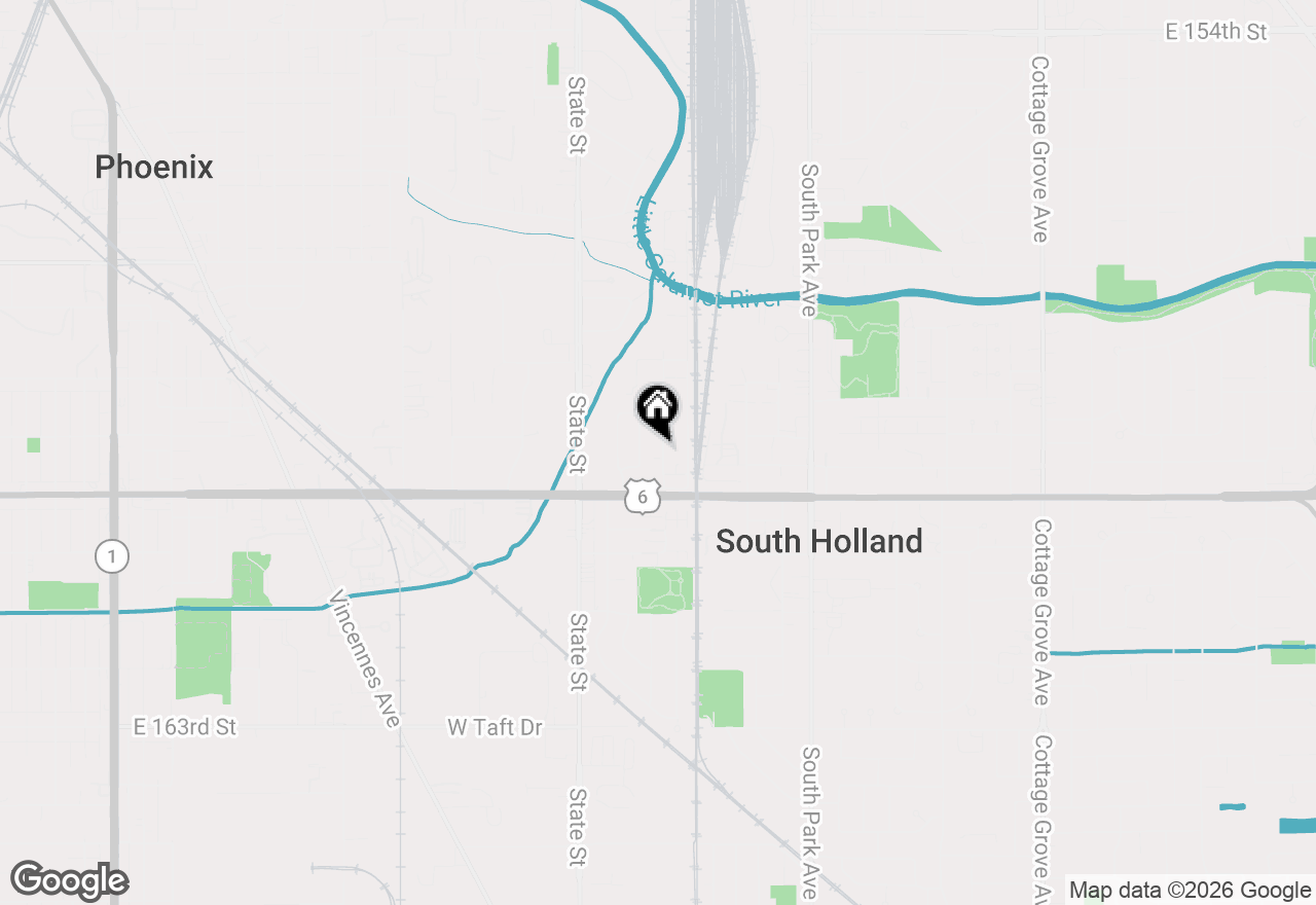 Map of 16112 Michigan Avenue, South Holland, IL 60473