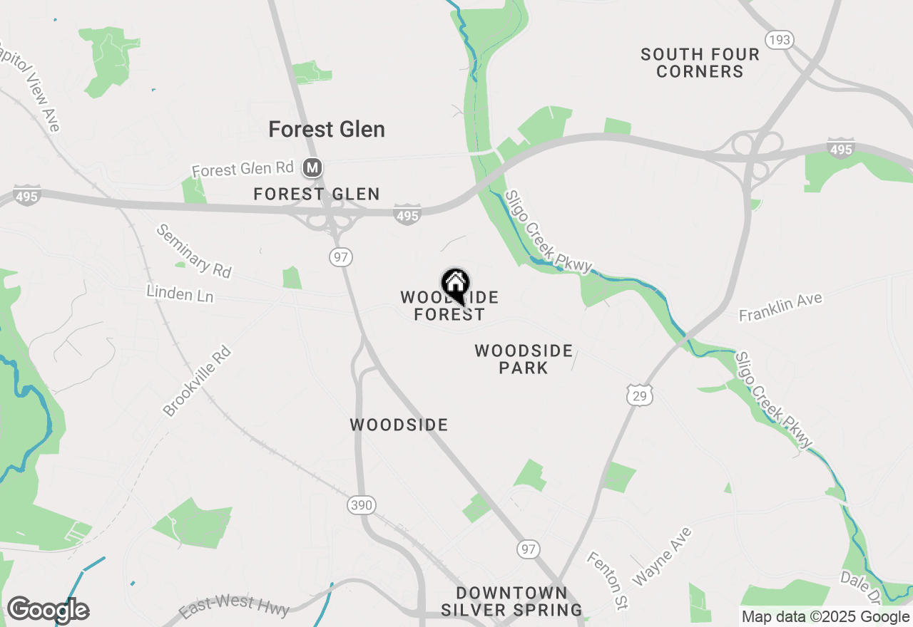 Map of 1512 Live Oak Drive, Silver Spring, MD 20910