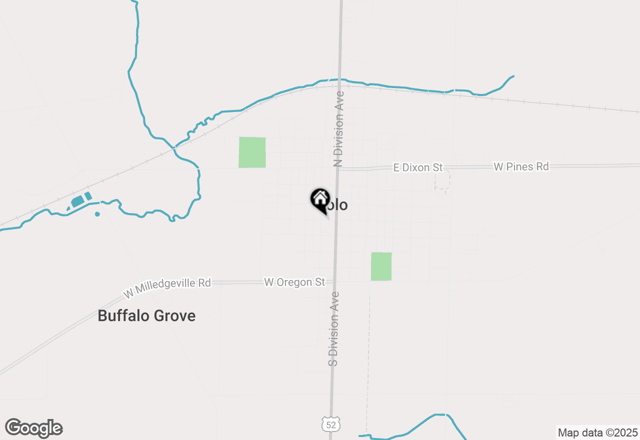 Map of 205 S Congress Avenue, Polo, IL 61064