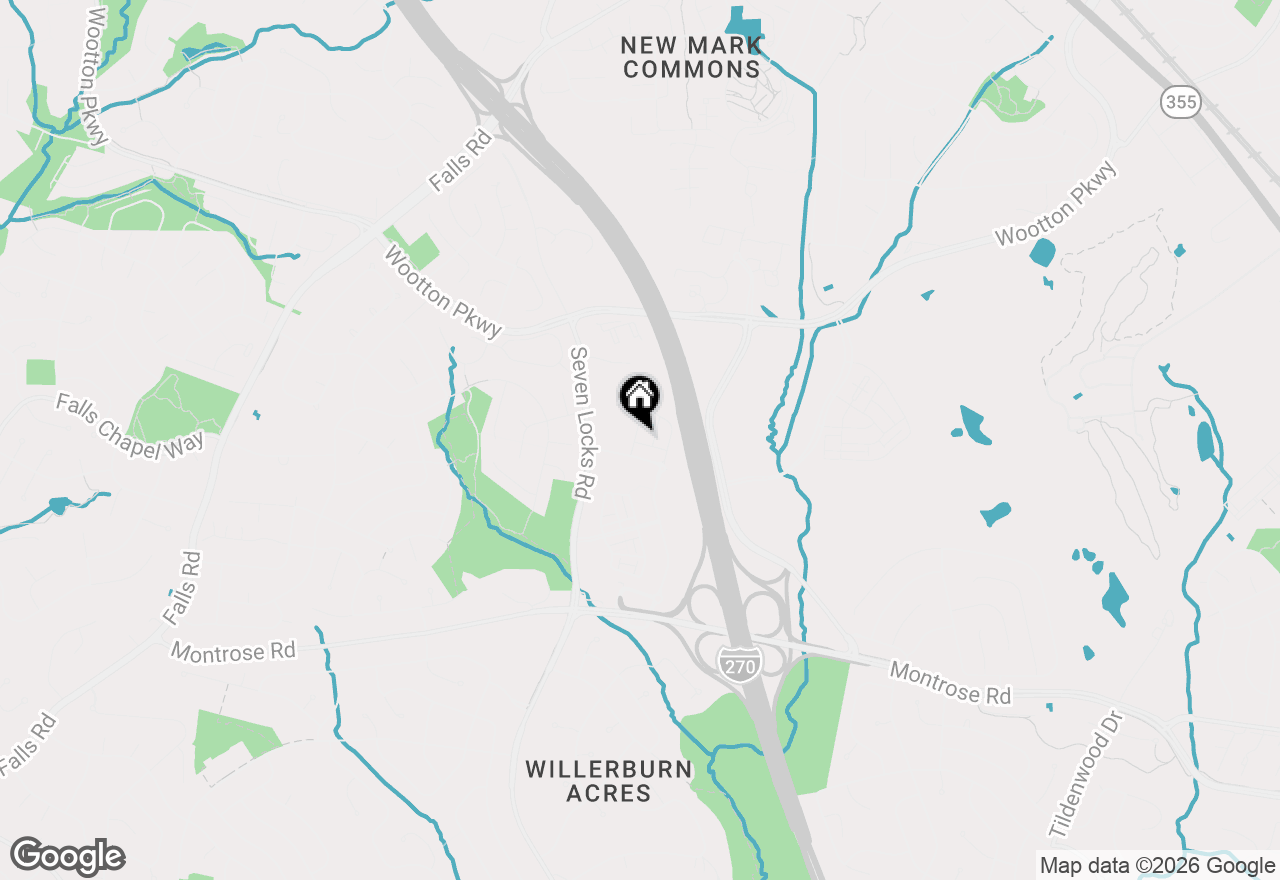 Map of 1135 Polaris Road #EDINBURGH 75, Potomac, MD 20854