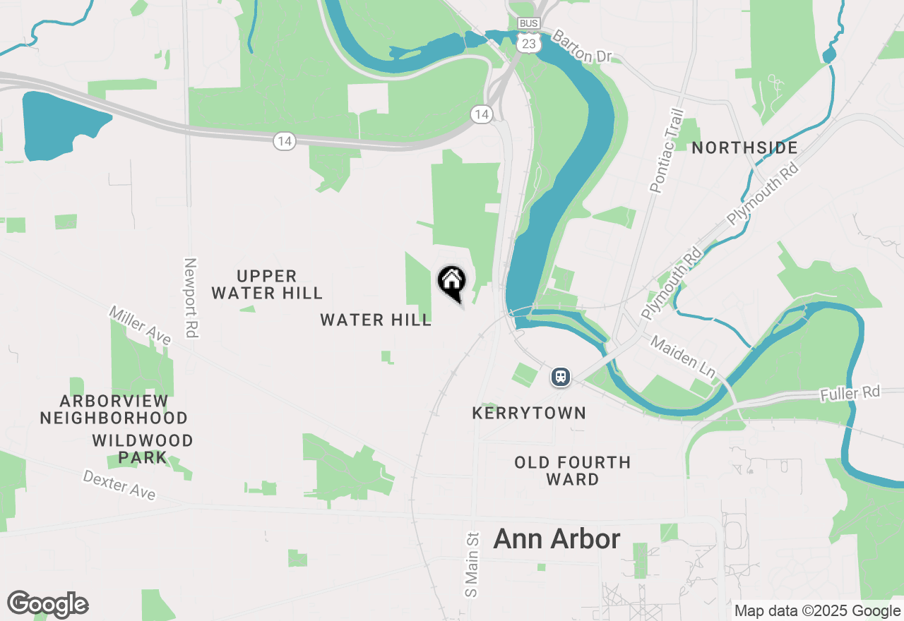 Map of 249 Brookridge Court #1, Ann Arbor, MI 48103