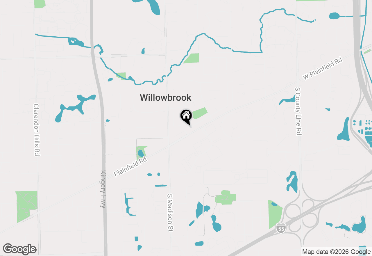 Map of 6723 Kingswood Road, Willowbrook, IL 60527