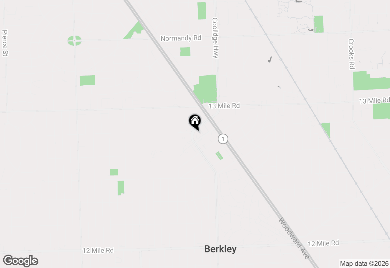 Map of 3232 Coolidge Highway, Royal Oak, MI 48073