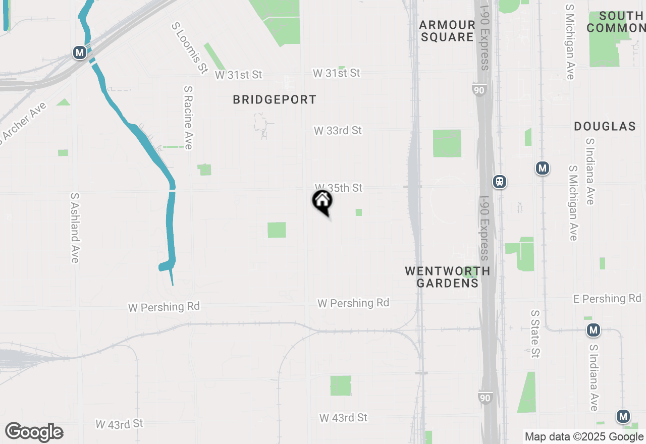 Map of 3607 S Emerald Avenue #2, Chicago, IL 60609