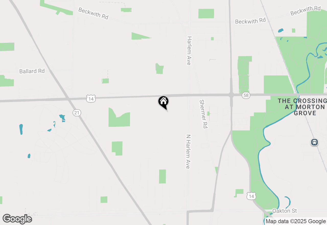 Map of 7349 W Crain Street, Niles, IL 60714