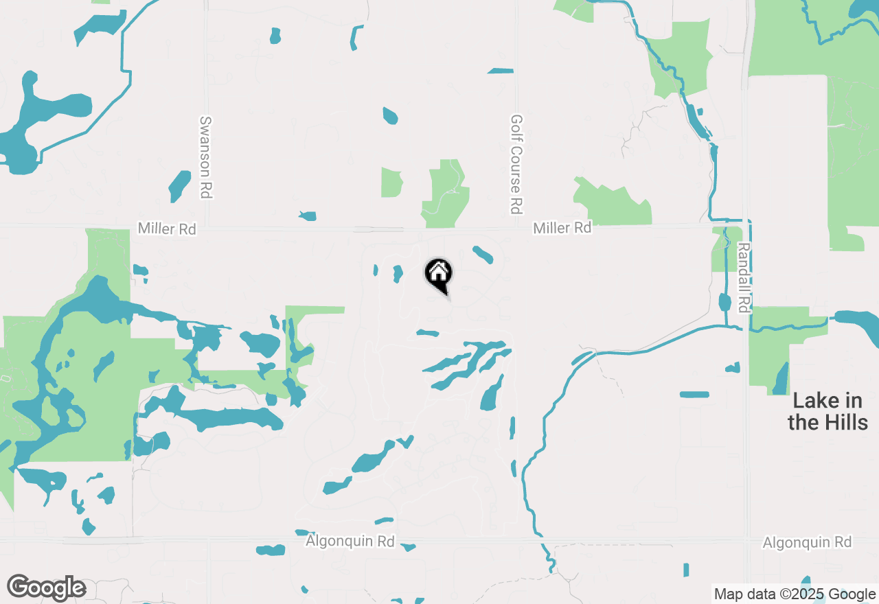 Map of 4 Shadow Creek Court, Lake In The Hills, IL 60156