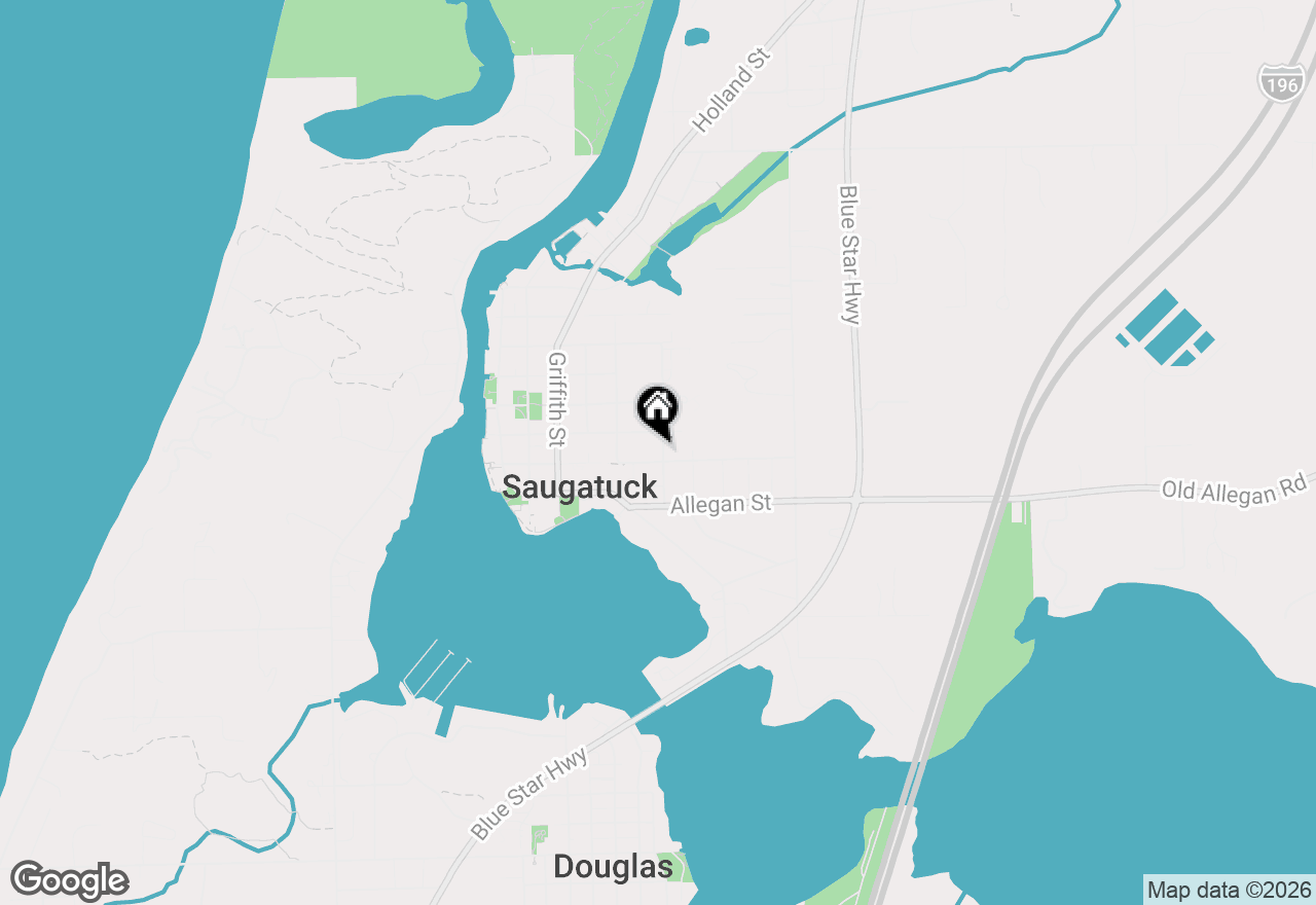 Map of 580 Mason Street, Saugatuck, MI 49453