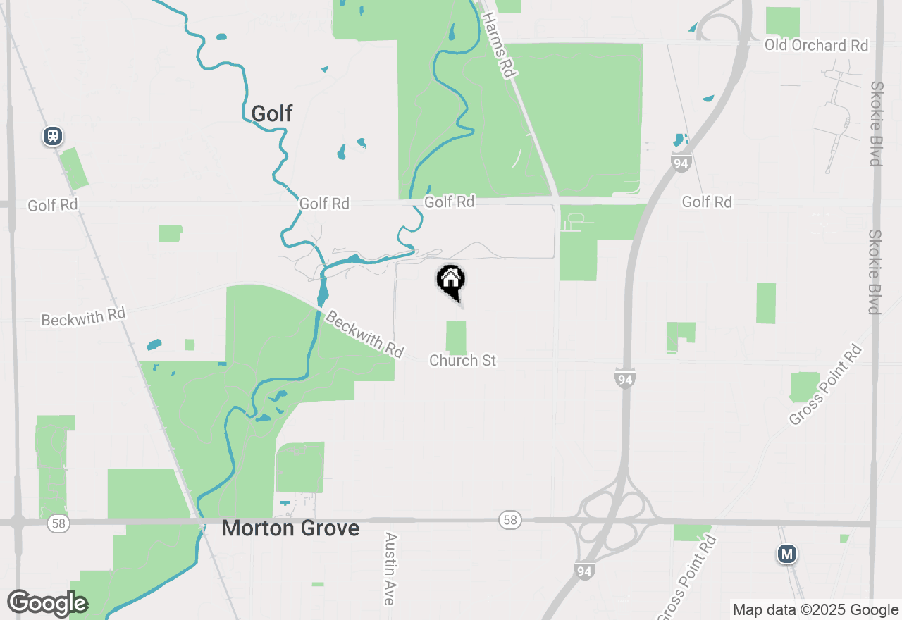 Map of 9310 Mansfield Avenue, Morton Grove, IL 60053