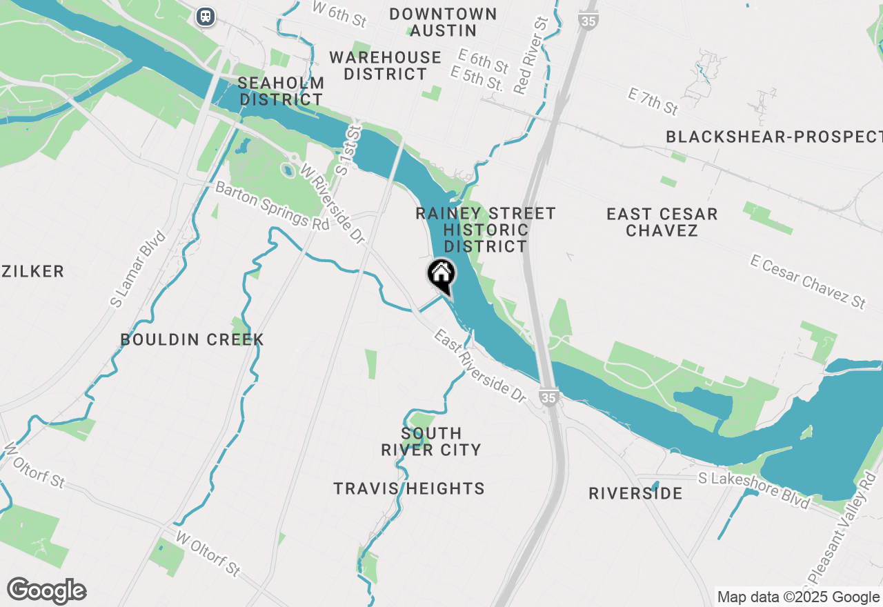 Map of 500 E Riverside Dr #133, Austin, TX 78704