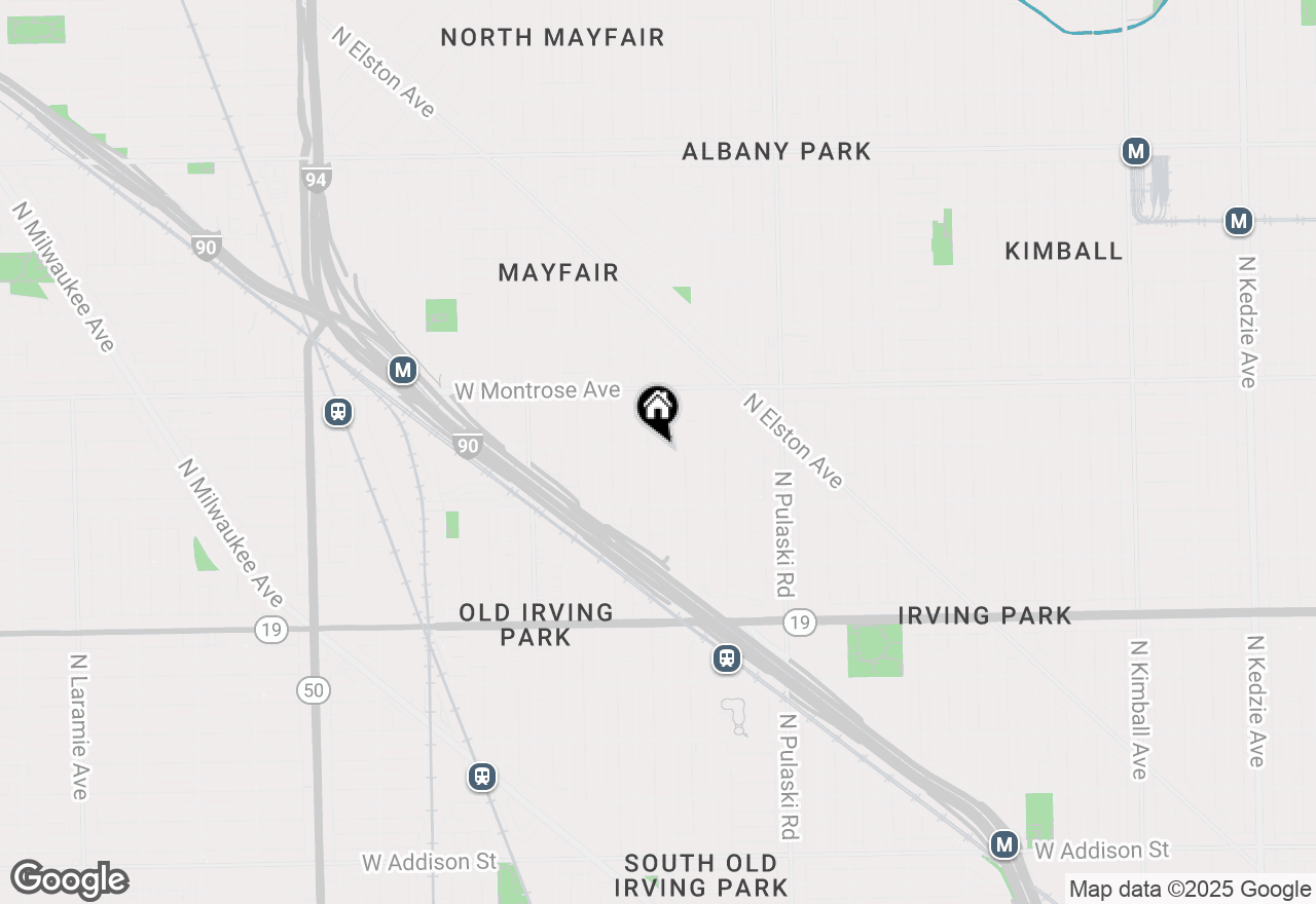 Map of 4256 N Keeler Avenue, Chicago, IL 60641