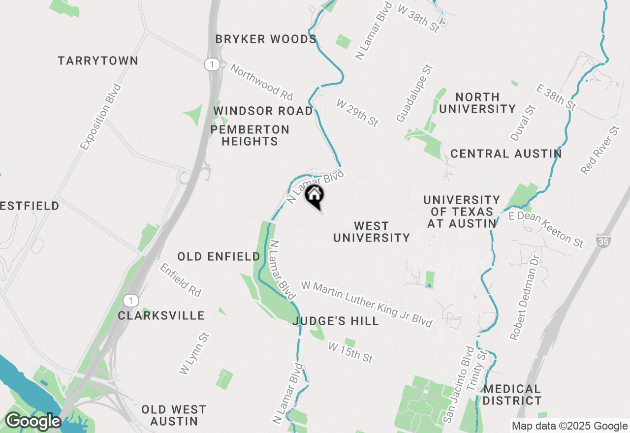Map of 2408 Leon St #111, Austin, TX 78705
