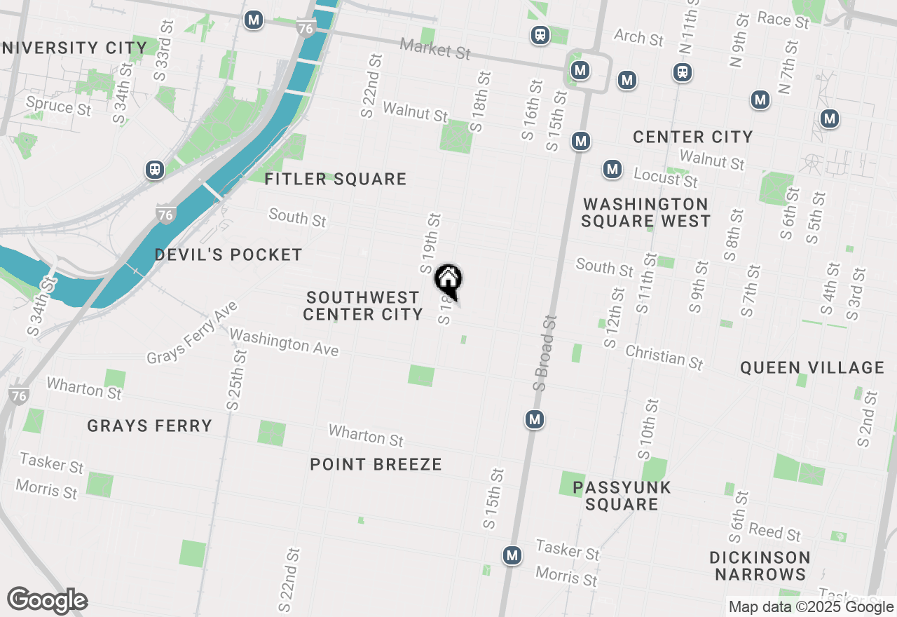 Map of 807 S 18th Street, Philadelphia, PA 19146