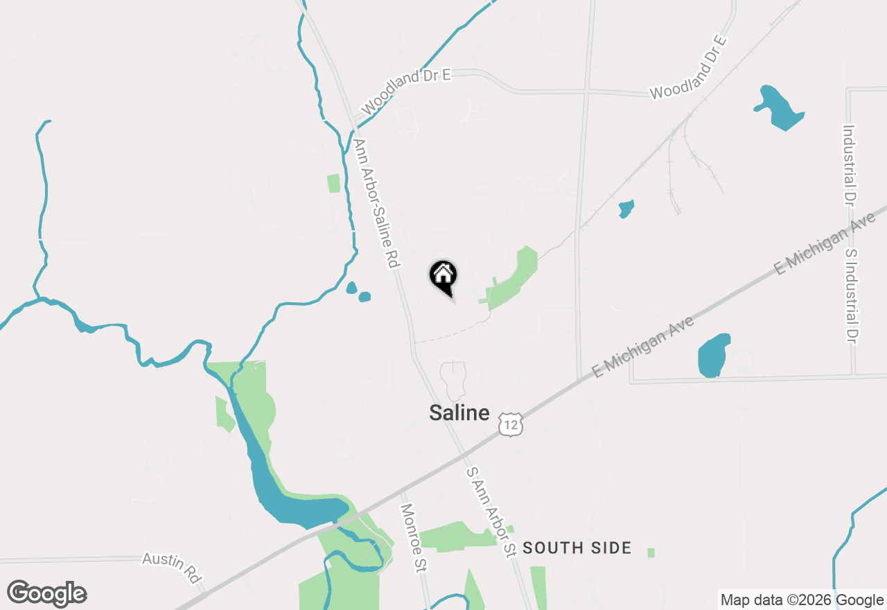 Map of 119 Sheffield, Saline, MI 48176
