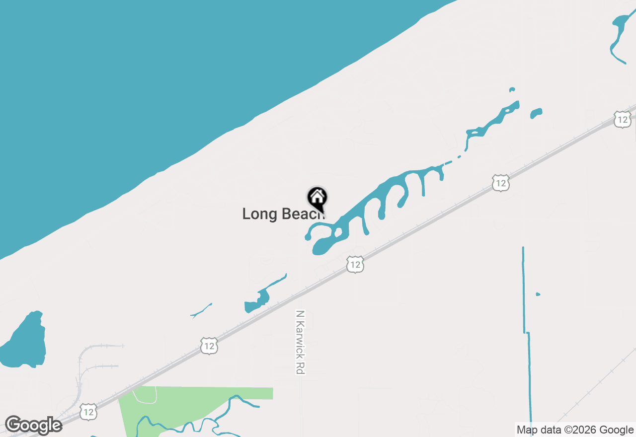 Map of 2208 Fairway Drive, Long Beach, IN 46360