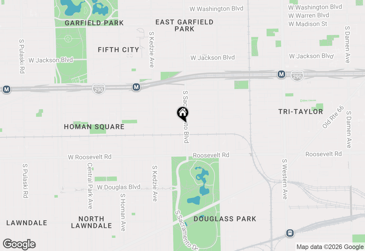 Map of 3011 W Arthington Street, Chicago, IL 60612