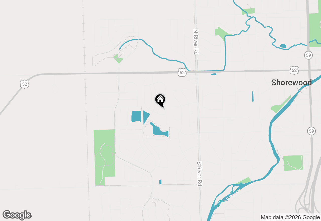 Map of 322 Capital Drive, Shorewood, IL 60404