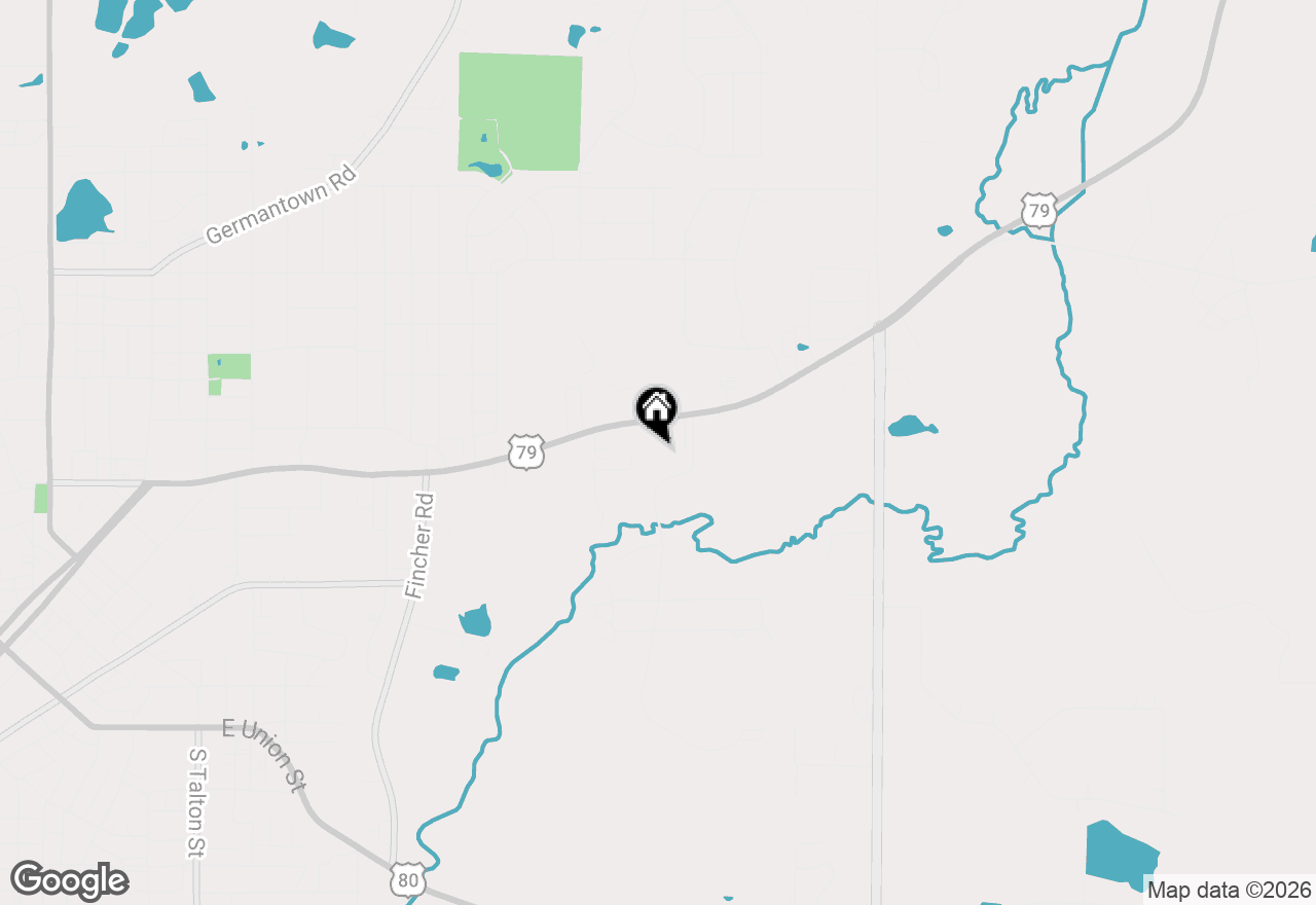 Map of 1014 Homer Road, Minden, LA 71055