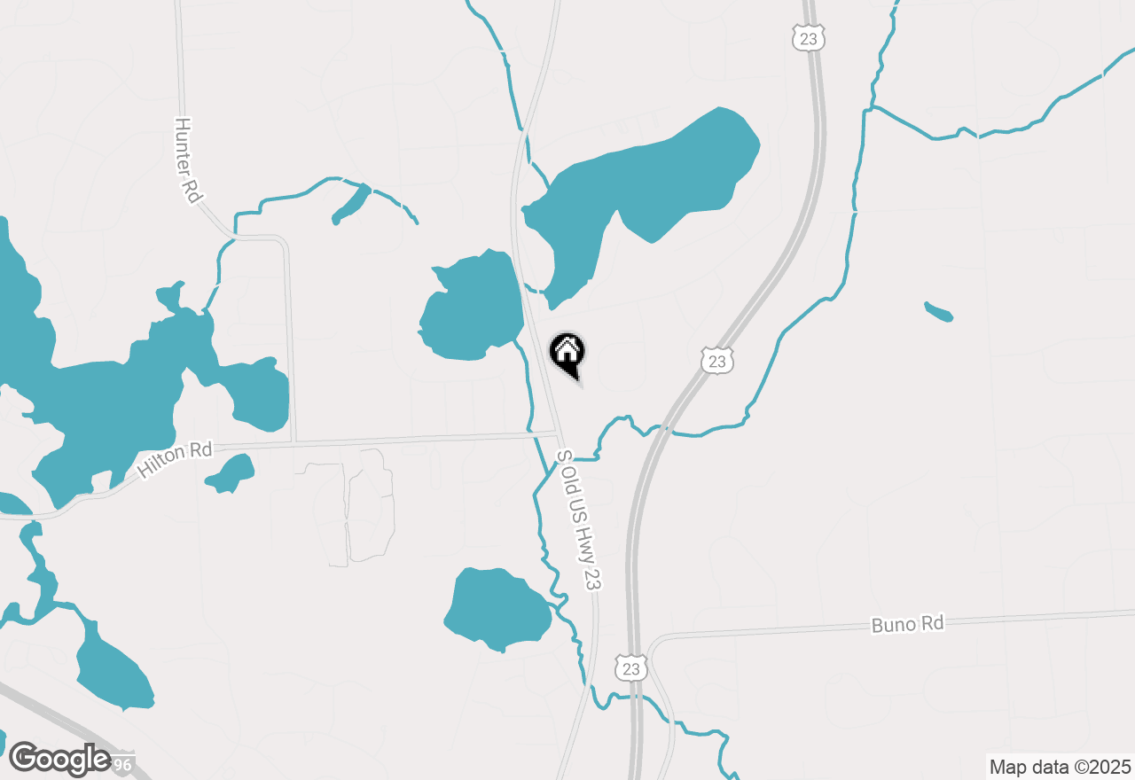 Map of 3317 S Old Us Highway 23 Street, Brighton, MI 48114