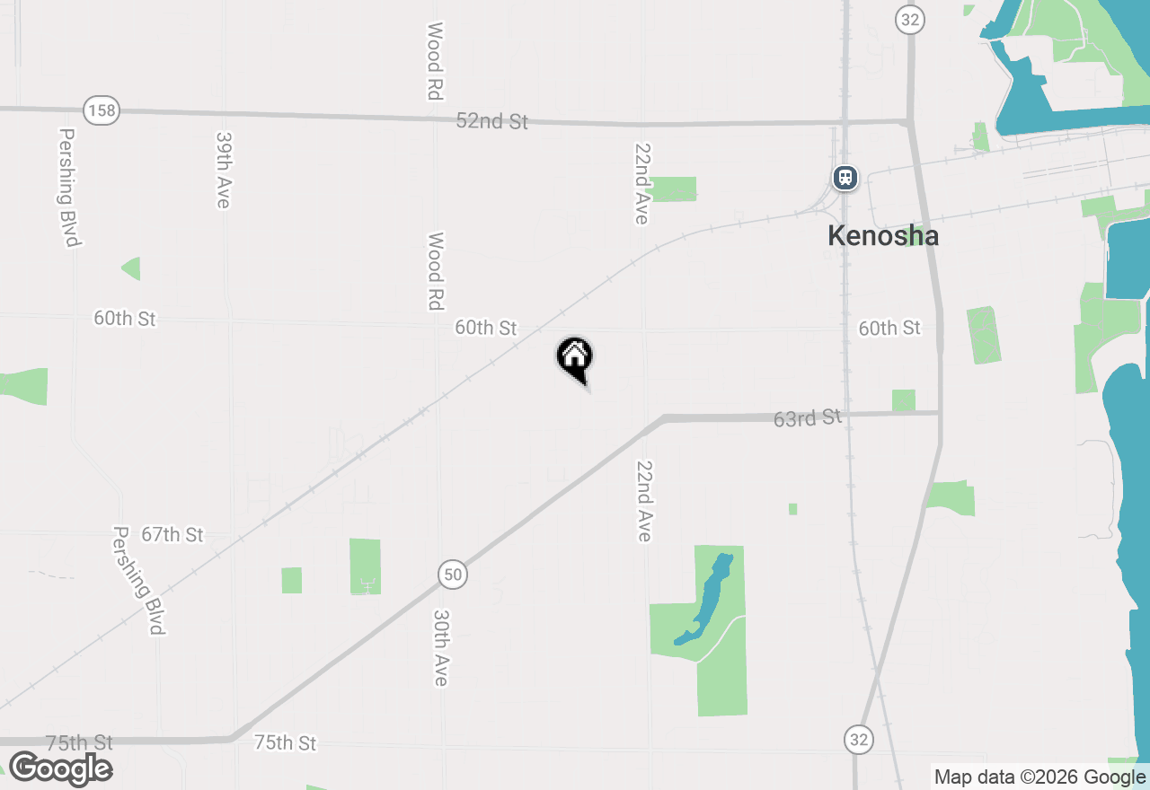 Map of 6201 25th Ave, Kenosha, WI 53143