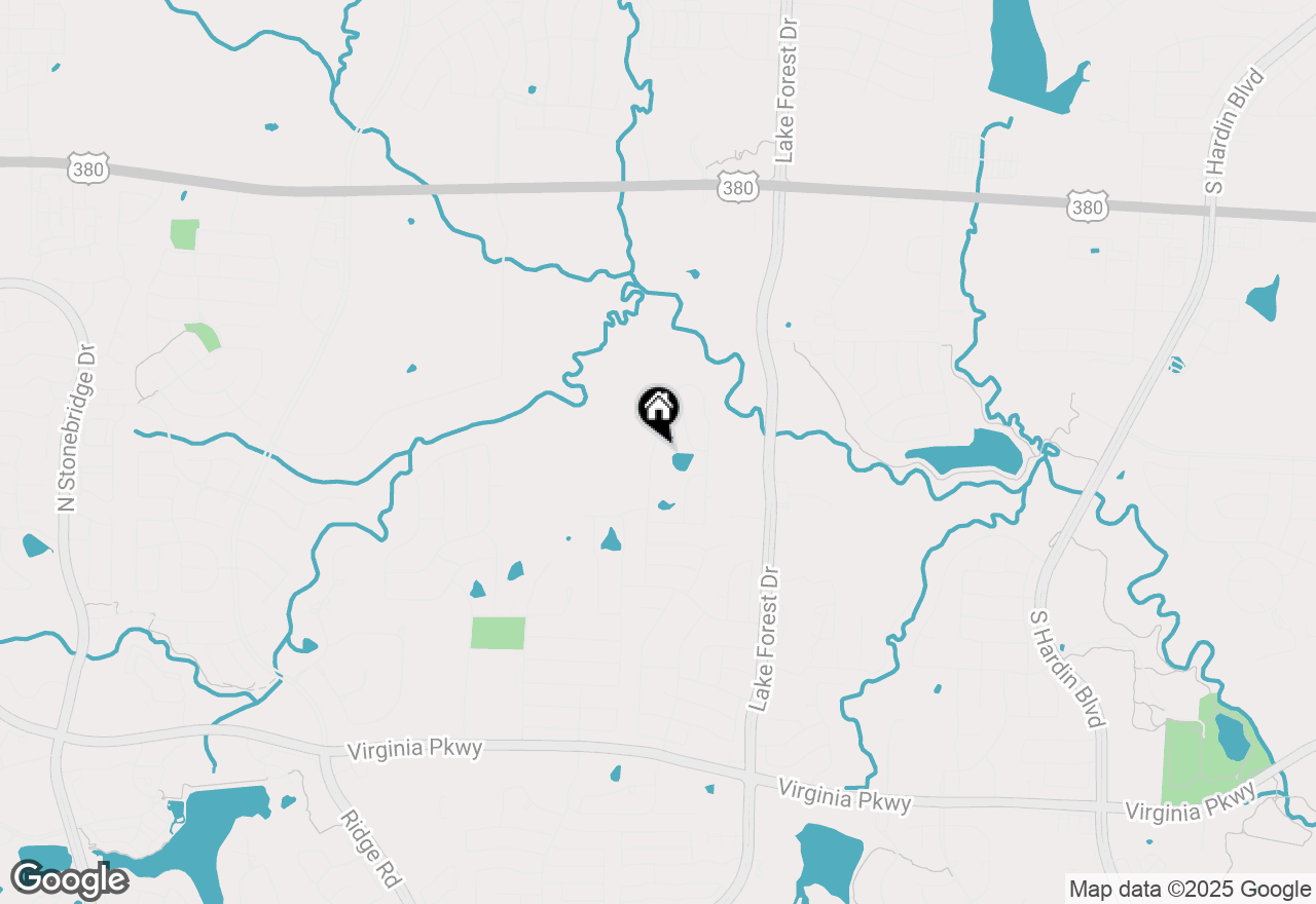 Map of 1200 Willow Tree Drive, Mckinney, TX 75071