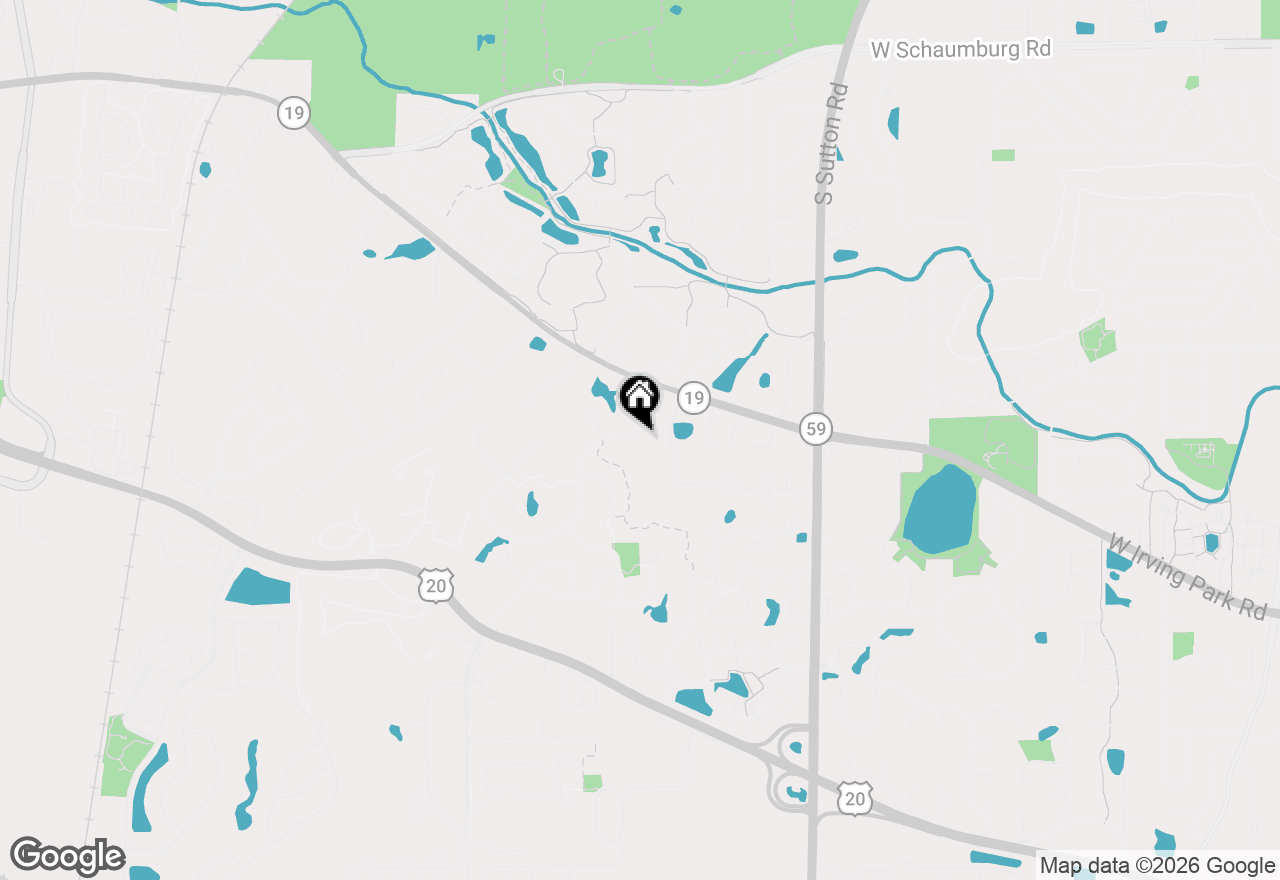 Map of 715 Blue Ridge Drive, Streamwood, IL 60107